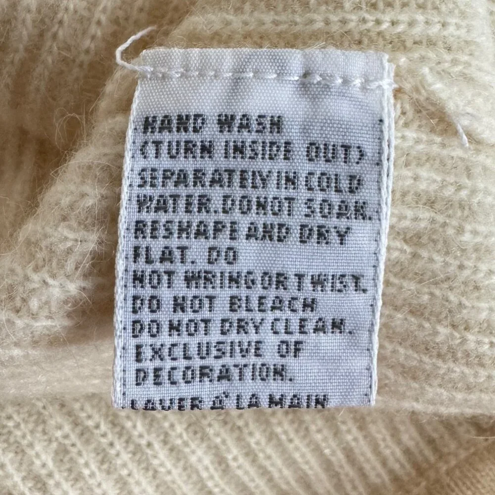 Vintage MARISA CHRISTINA COLLECTION Beaded Angora Blend Sweater Vest - Picture 5 of 10